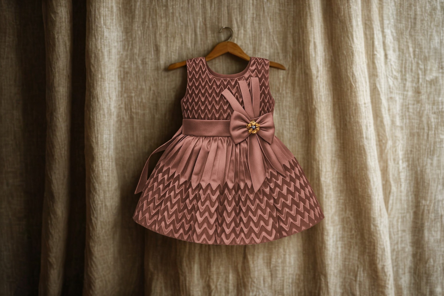 Lilac Sparkle Princess Frock – Kids Party Wear | Riddhima Fashion