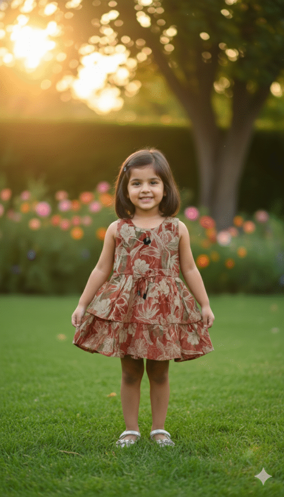 Girls Kids Wear- Sunshine Elegance Girls Party Frock